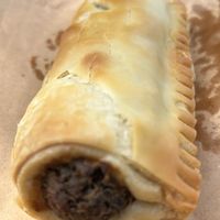 Black pudding sausage roll   at Prism Coffee in Gateshead