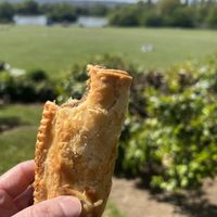 Black pudding sausage roll  at Prism Coffee in Gateshead
