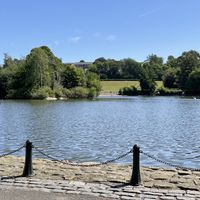 Lake close to Prism Coffee, Gateshead  at Prism Coffee in Gateshead