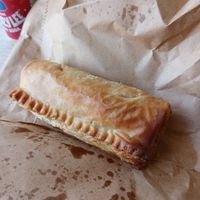 "Black Pudding" Sausage Roll. at Prism Coffee in Gateshead