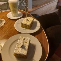 Pistaccio cake at Frau Friedrich in Marburg