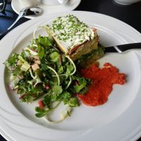 raw lasagna  at Greens and Vines in Honolulu