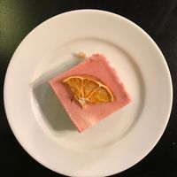 tiny but tasty cheesecake at Greens and Vines in Honolulu