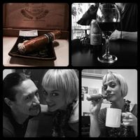 edible raw vegan cigar dessert and wine at Greens and Vines in Honolulu