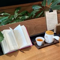 Read with tea ✨✨ #Veganuary at Gosranhi Bread/Book in Daegu