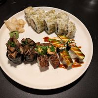 Vegan sushi set at Sushibar+Wine in Helsinki