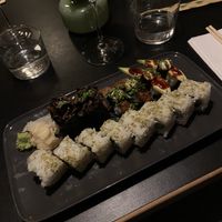 Vegan sushi set  at Sushibar+Wine in Helsinki