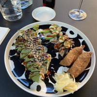 Greens set which can be made vegan  at Sushibar+Wine in Helsinki