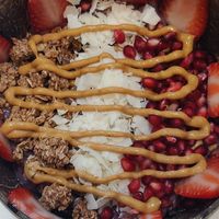 Avo berry bowl at Organic Coco Bowls  in Muscat