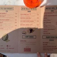 Menu   at Sababa Den Haag in The Hague