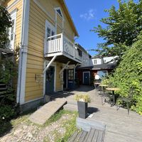 Backyard   at Tea and Coffee House Helmi in Porvoo