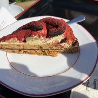 Vegan cranberry cake  at Tea and Coffee House Helmi in Porvoo