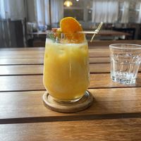 Passionfruit, mango & orange juice  at POHSOP in Chiang Mai