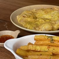 Chickpea tofu  at POHSOP in Chiang Mai