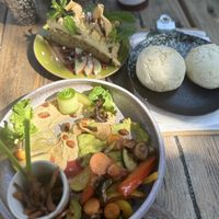 Breakfast & cake  at Blaupause in Luebeck