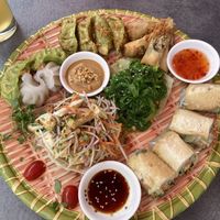 Vegane Vorspeisenplatte  at VN Vietnamesische Küch in Murnau