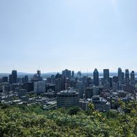 View at Mount Royal Chalet in Montreal