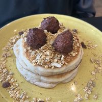 2 Pancakes - Granola & Falafel  at Stack & Still  in Glasgow
