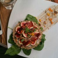 fig tart  at Earth to Table in Bondi Junction