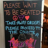 sign at Earth to Table in Bondi Junction