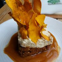 Raw lasagne at Earth to Table in Bondi Junction