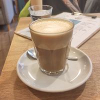 Flat white at Café Bretelles - Petite France in Strasbourg
