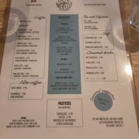 Menu at Café Bretelles - Petite France in Strasbourg