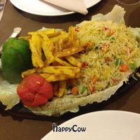 Indian Stuff sizzler at Jai palace in Bangkok