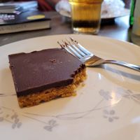 Snickers cake at Jacobs Café in Gothenburg