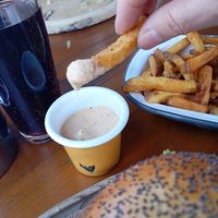 French Fries & The Special Vegan Sauce at Submarine Burger - Maksimir in Zagreb