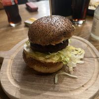 Burger with beyond meat  at Submarine Burger - Maksimir in Zagreb