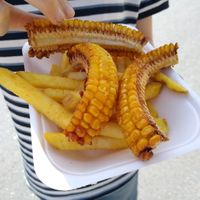 Corn style ribs  at Hākari Kitchen in Newquay