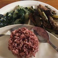 1 of the combo meals at Blissful Belly Vegetarian Cuisine in Quezon City