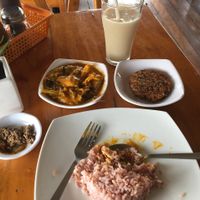 happy tummy w/ guyabano smoothie   at Blissful Belly Vegetarian Cuisine in Quezon City