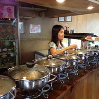 Turo turo style restaurant at Blissful Belly Vegetarian Cuisine in Quezon City