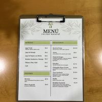 Menu  at Olivo Verde in Ensenada