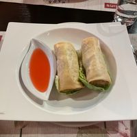 Vegetable roll x 2  at Ming Chinese in Sevilla