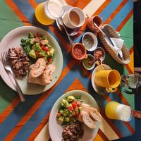 Vegan breakfast at Convergencia Food in Quito