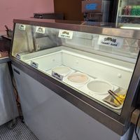 Sorbet section at Ripples in Montreal