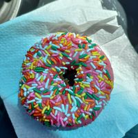 Strawberry at Johnny's Donuts in Lafayette