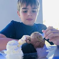 Vegan ice cream flight!   at Heaven Creamery in Centennial