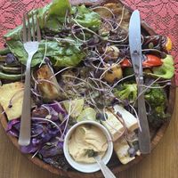   at Cafe Nature's Blessing in Mysore