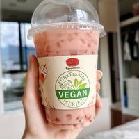 Vegan rose tea (75 THB)  at ChaTraMue  in Chiang Mai