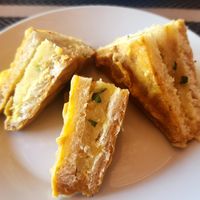 Bread Pakora at Qnara Indian Food in Sidemen