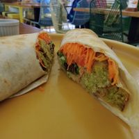Customized falafel wrap at DPS - Fresh in Tuban