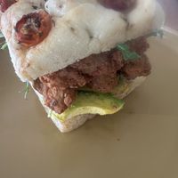 Karaage‘Tricken’ sandwich   at DPS - Fresh in Tuban