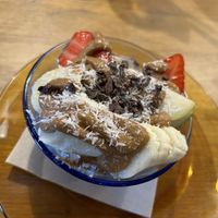 Overnight chia bowl   at Simona Specialty Coffee Club in San Sebastian