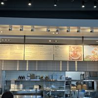 Inside menu  at CAVA in Richardson