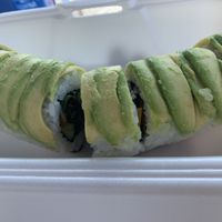 Green House Roll: Avocado, Cucumber, Mixed Greens, Mango and Lemon at Niko Niko in Redlands