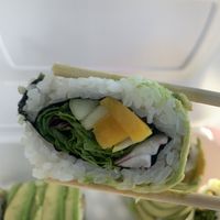 Green House Roll: Avocado, Cucumber, Mixed Greens, Mango and Lemon at Niko Niko in Redlands